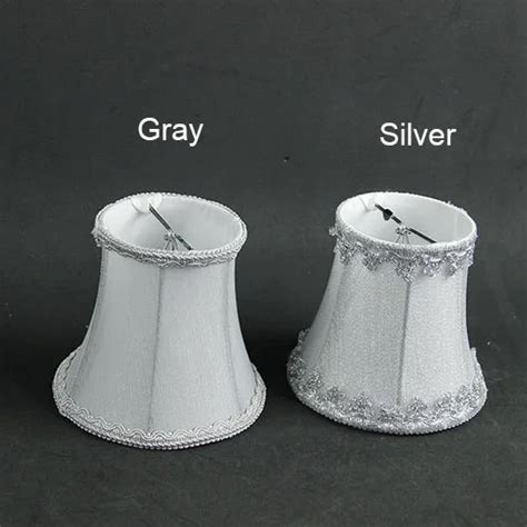 12cm fashion gray silver color Chandelier lace Lamp Shades, Small ...