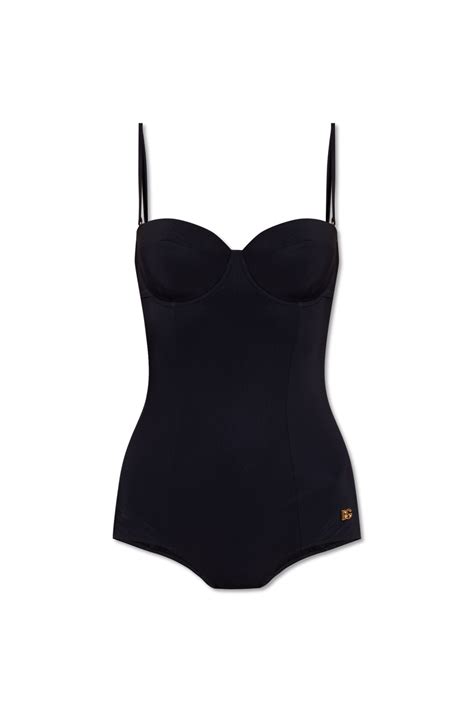 Black One Piece Swimsuit Dolce And Gabbana Vitkac Gb