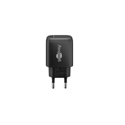 GOOBAY USB C PD GaN FAST CHARGER 25W BLACK 65367 Tolerate Se