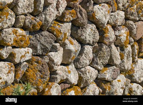 Dry Stone Wall Stock Photo Alamy