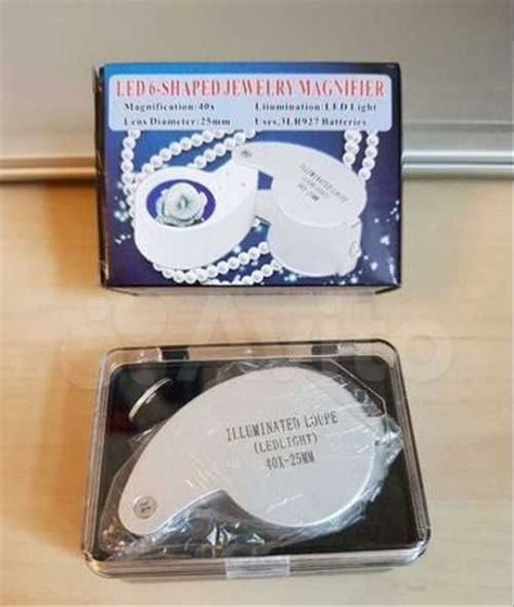 Лупа карманная 40Х с подсветкой для ювелиров заточ | Festima.Ru ...