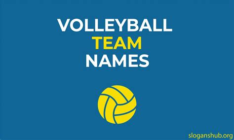 175 Best Volleyball Team Names Ideas Unique Catchy And Funny