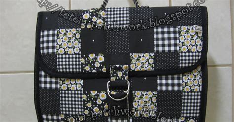 Tetéia Patchwork Organizador de lingerie estampa patchwork preto cod