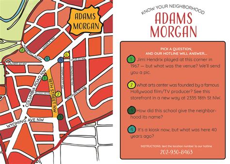 history map adams morgan postcard sms playful city lab
