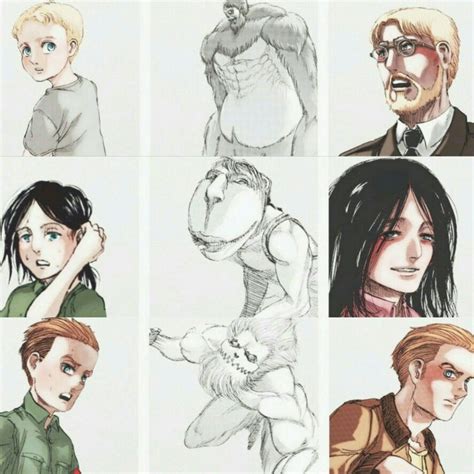 Marley Warriors Porco Galliard Pieck Zeke Shingeki No Kyojin