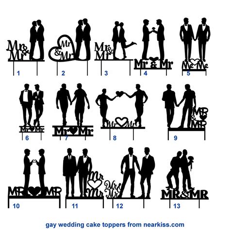 Lgbtq Cake Topper Same Sex Gay Wedding Lesbian Wedding Two Etsy Uk