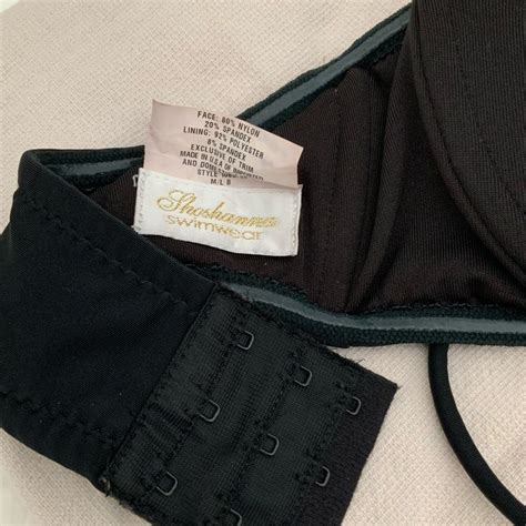 Shoshanna Black Bandeau Bikini Top Gem