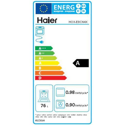 Haier - HOX-E8CN4X - Einbau-Backofen - Edelstahl