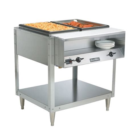 Vollrath 38116 ServeWell Electric Two Pan Hot Food Table 208 240V Sealed Well