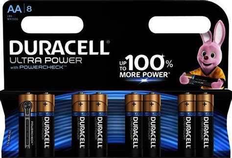 Duracell Ultra Power Aa Alkaline Batterijen 4x2 Stuks
