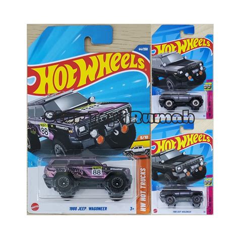 Hot Wheels 1988 Jeep Wagoneer HW 88 Hot Trucks The 80s Shopee Malaysia