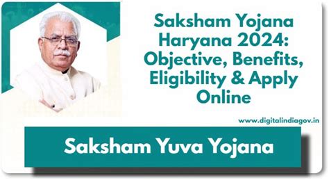 Saksham Yojana Haryana 2024 Objective Benefits Eligibility