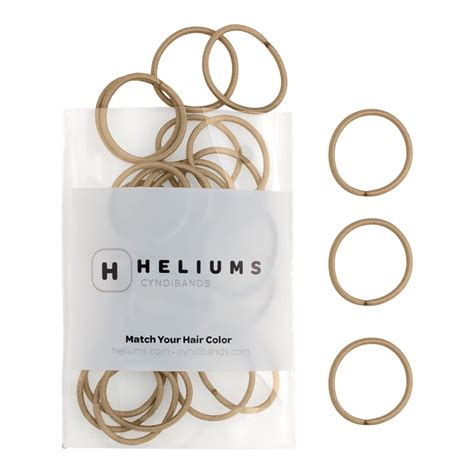 Amazon Heliums Small Hair Ties Sandy Blonde No Damage Mini 1 Inch Reusable 2mm