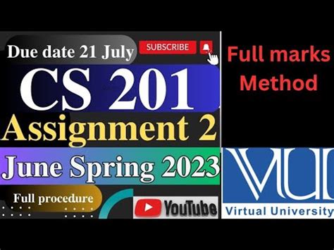 Cs Assignment July Spring Full Method Youtube