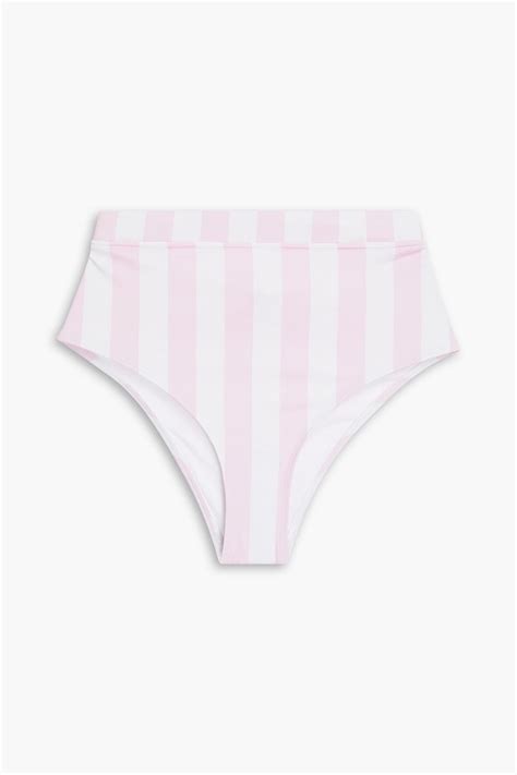 Solid Striped Lilo Hoch Sitzendes Bikini H Schen Mit Streifen The Outnet