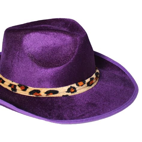 Purple Velvet Pimp Hat The Party Inventory