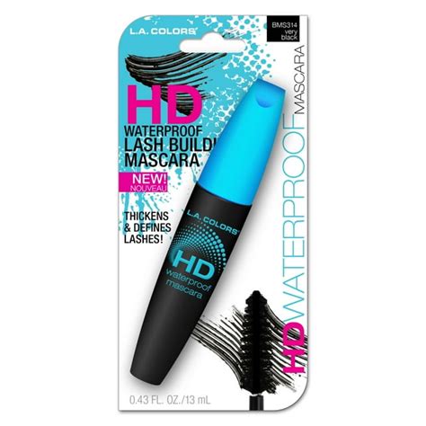 La Colors Hd Curve Defining Waterproof Volumizing Mascara Black