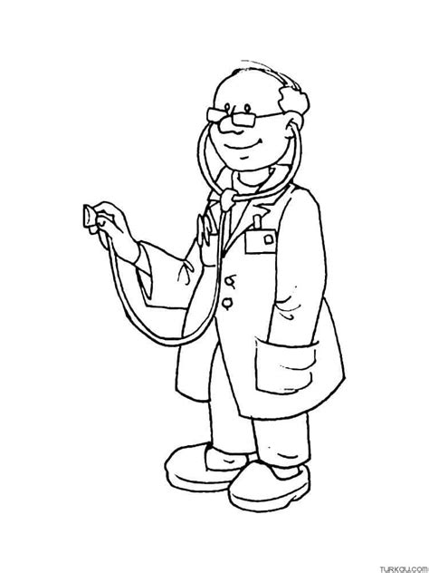 Doctor Coloring Page Turkau