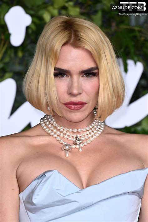 Billie Piper Sexy Seen Flaunting Her Big Tits At The Fashion Awards In London AZNude