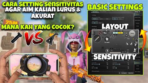 New Update Basic Settings Cara Setting Sensitivitas Pubg Mobile