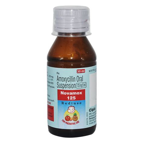 Novamox 125mg Rediuse Suspension 30ml Buy Medicines Online At Best