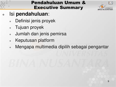 Contoh Executive Summary Laporan Proyek 38 Koleksi Gambar