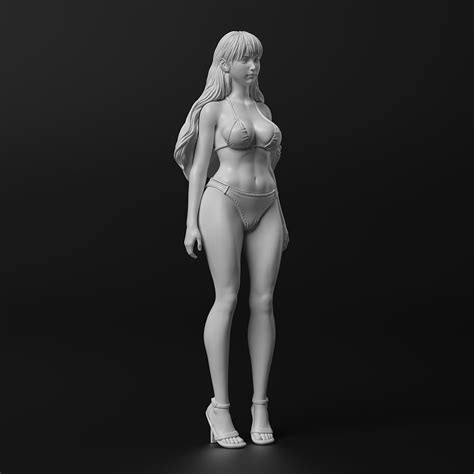 Sexy Bikini Girl Beauty Resin Figure Kit Adult Model Scale Mm Miniature Unpainted Etsy