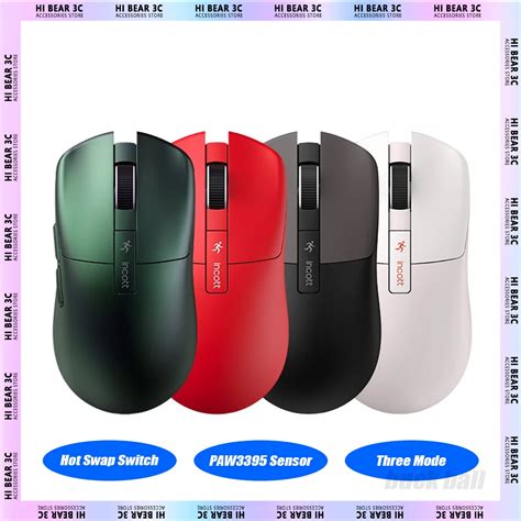 Incott HPC M G Wireless Mouse PAW Sensor Hot Swap Switch Low Delay FPS Gamer Gaming