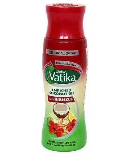 Anti Hair Fall Herbal Dabur Vatika Coconut Enriched Hair Oil With