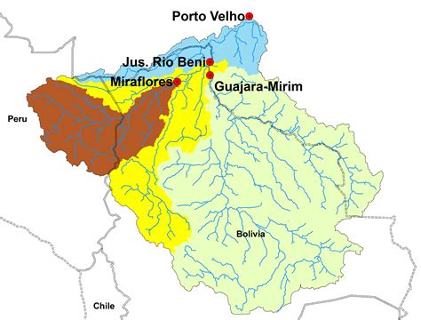 Onde Nasce O Rio Madeira - Mapa Do Rio Madeira - ZULEDU