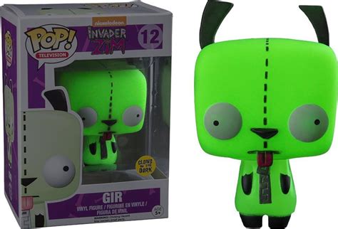 Funko Pop Tv Invader Zim Glow In The Dark Gir Hot Topic Exclusive By Funko Figures