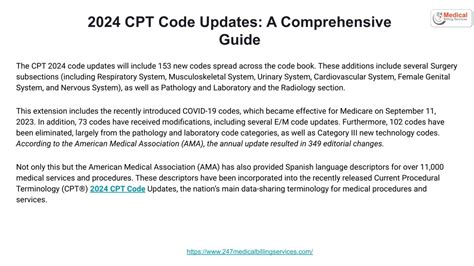 Ppt Cpt Code Updates A Comprehensive Guide Powerpoint