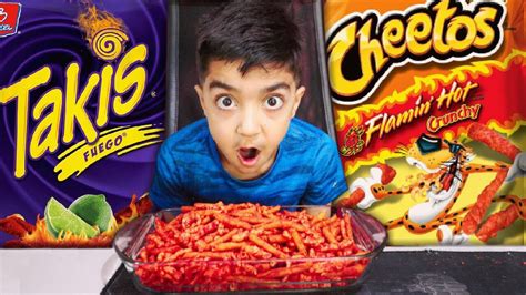 Takis Fuego Vs Hot Cheetos