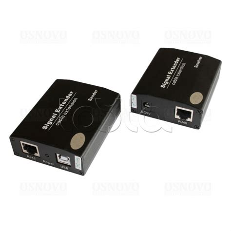 OSNOVO TA-U1/2+RA-U4/2|Удлинитель интерфейса USB2.0 OSNOVO TA-U1/2+RA ...