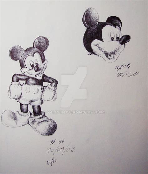 Mickey Mouse Original By Valevidart On Deviantart