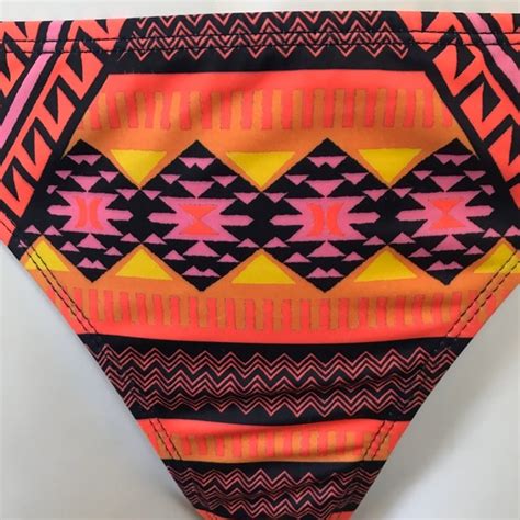 Hurley Swim Hurley Bikini Swimsuit Aztec Tribal Halter Padded