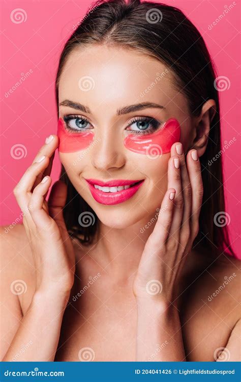 Smiling Naked Beautiful Woman Stock Photo Image Of Positive Bodycare
