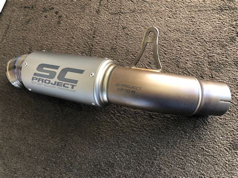 Sc Project Gp70 R Exhaust Titanium Auspuff Dämpfer Titan Bmw S1000rr