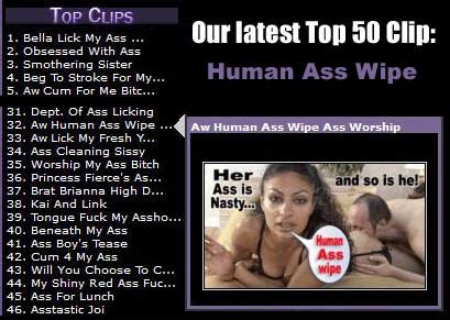 Aw Human Ass Wipe Ass Worship Club Stiletto Femdom Clips Sale