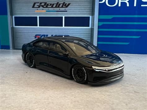Hot Wheels Lucid Air With Real Rider Swap Custom Etsy