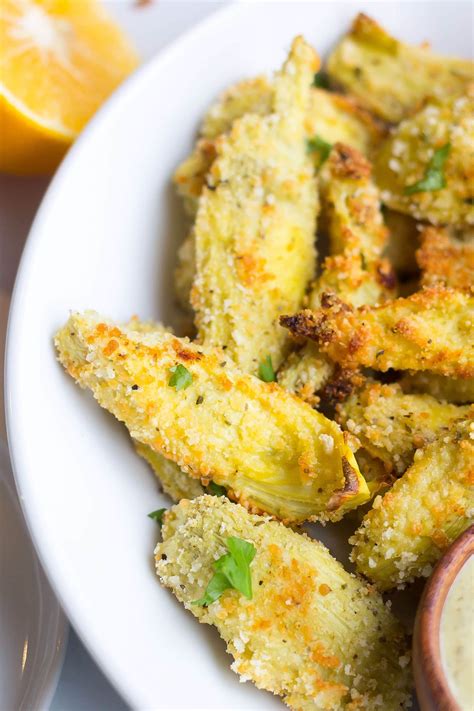 Baked Parmesan Artichoke Hearts Healthier Alternative