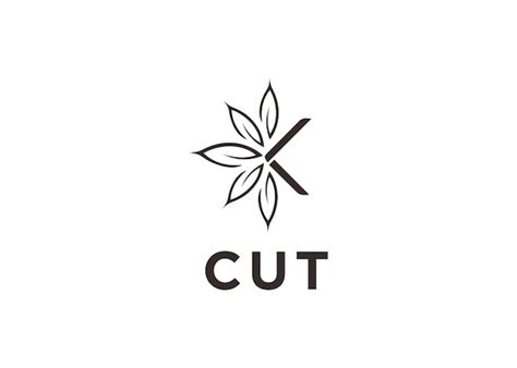 Premium Vector Cut Logo Design Vector Illustration