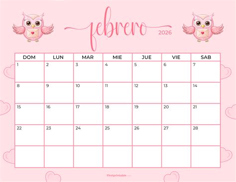 Calendarios de Febrero de 2026 | Más de 50 planificadores imprimibles