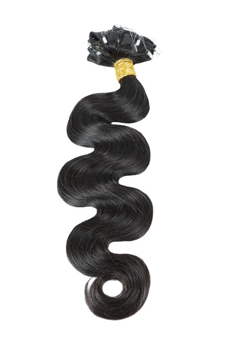 Double Weft Hair Extensions With Microbeads Microlink Weft Ygwigs