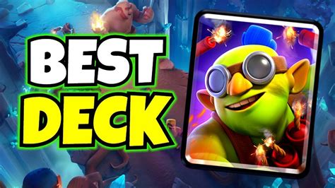 Best Deck For Goblin Demolisher In Clash Royale Youtube