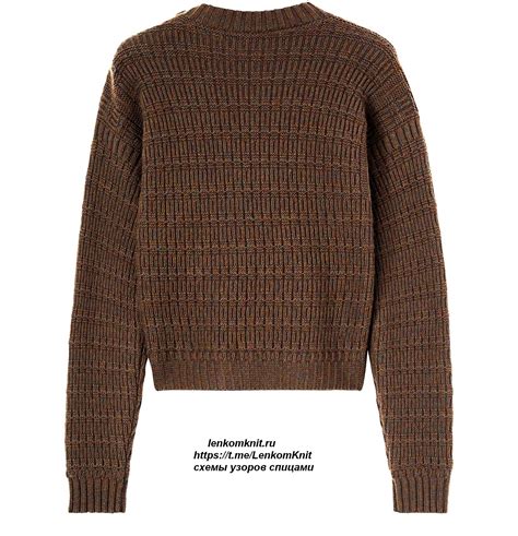 Вязаный комплект Loro Piana. Схемы узоров - Вязание спицами LenkomKnit