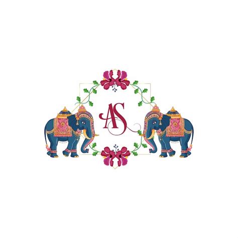 wedding logo design   vianaweddingcom