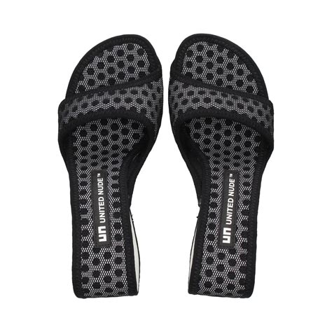 United Nude Women S Wedge Sandals Mobius Hi Surf Black