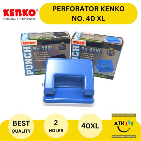 Jual Perforator Pembolong Kertas Plong Plongan Merk Kenko No Xl