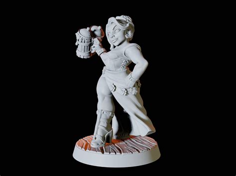 Sexy Pin Up Dwarf Female Miniature For Dandd Dungeons And Etsy